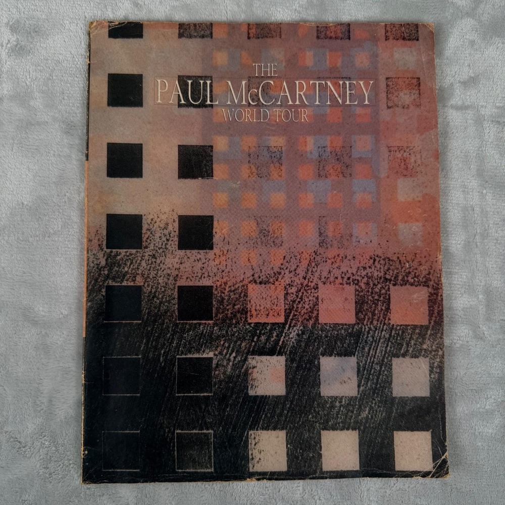 Vintage Paul McCartney World Tour 1989-1990 Concert Program Book Memorabilia